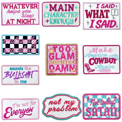 phrases Hats small Patches