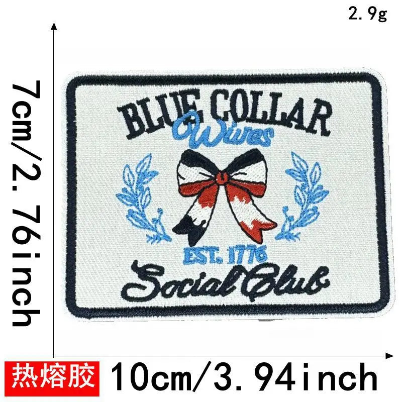 Wholesale Hat Personalization Small Embroidered Patches Game Day MAMA Trucker Hat Patches Iron on for Mama Women Backpacks