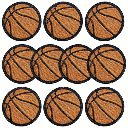 6 Sports Patches Basketball Football and Baseball Patches