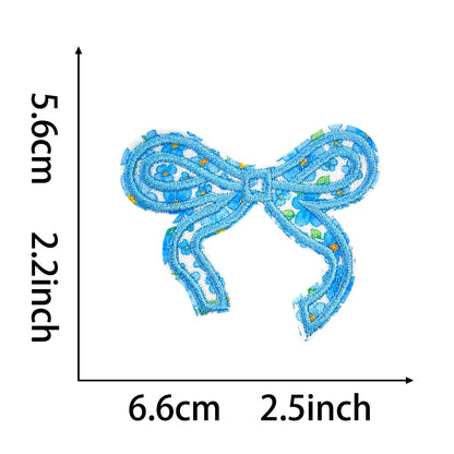 Floral Letter 5cm Patch Sets Easy-to-Use Iron-on Style