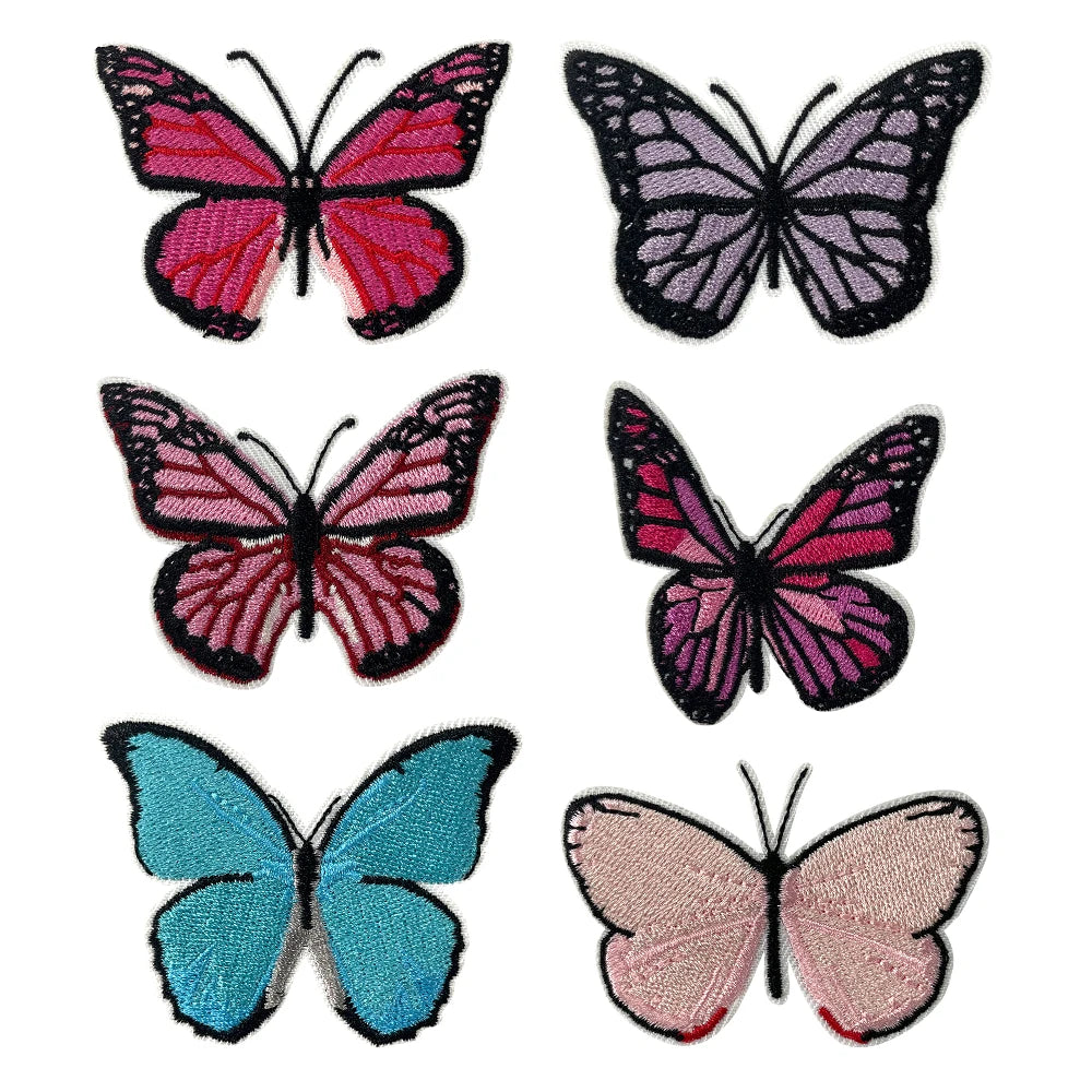 Lovely Pink Sequin Applique Custom Iron-On Embroidery Patches