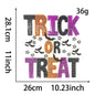 Halloween Trick or Treat Sequin Letter Patch big patch