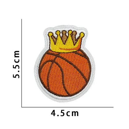 Wholesale Sport Basketball Iron-On Embroidery Patches