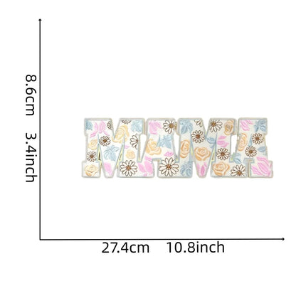 Floral MAMA Patch