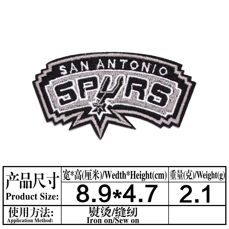 Basketball Team Patch Heat Press Sports Basketball Club logo Iron on Patches for Basketball