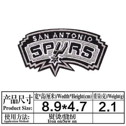 Basketball Team Patch Heat Press Sports Basketball Club logo Iron on Patches for Basketball