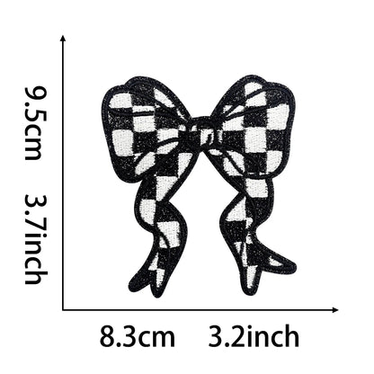 9.5CM Colorful Bow Iron-on patch