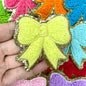 Chenille Bow  Patches