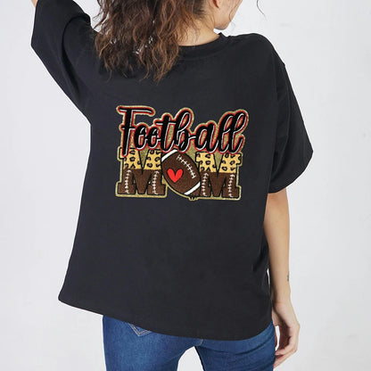 Sports Mom Chenille Patch - Volleyball, Soccer, Softball, Basketball, Baseball, Football