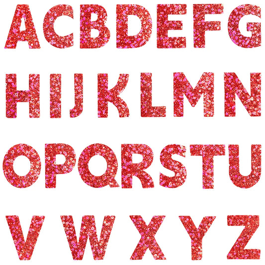 Bling DIY Iron-On Patches A-Z Alphabet