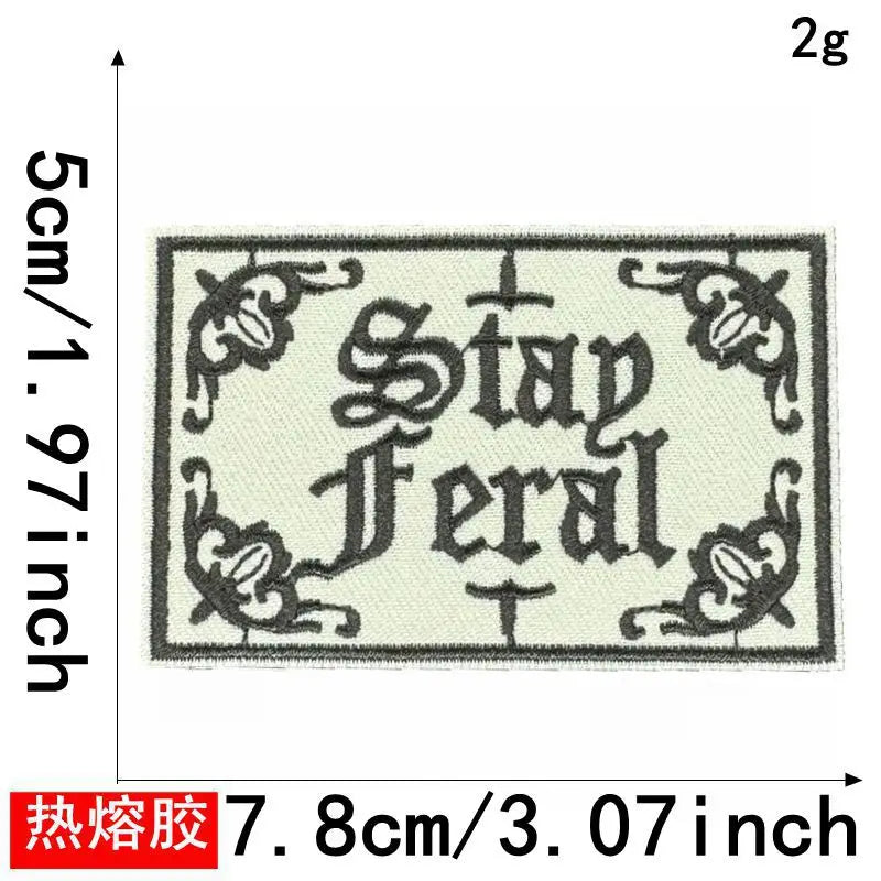 Wholesale Hat Personalization Small Embroidered Patches Game Day MAMA Trucker Hat Patches Iron on for Mama Women Backpacks