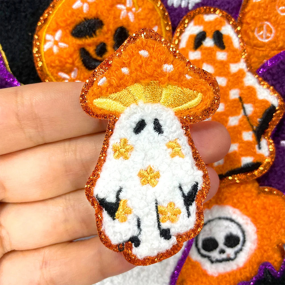 Halloween Embroidered Patches Set