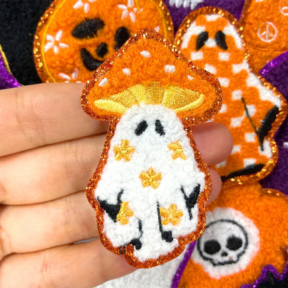 Halloween Embroidered Patches Set