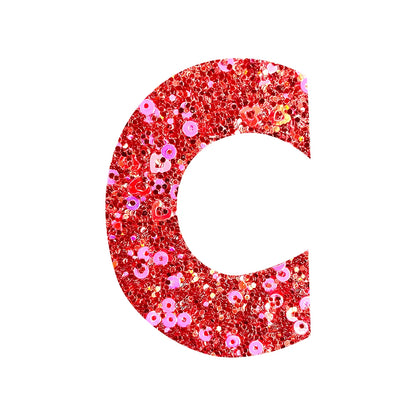 Bling DIY Iron-On Patches A-Z Alphabet