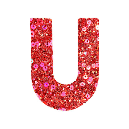 Bling DIY Iron-On Patches A-Z Alphabet