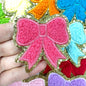 Chenille Bow  Patches