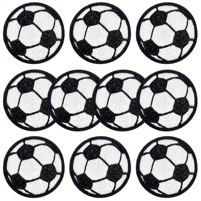 6 Sports Patches Basketball Football and Baseball Patches