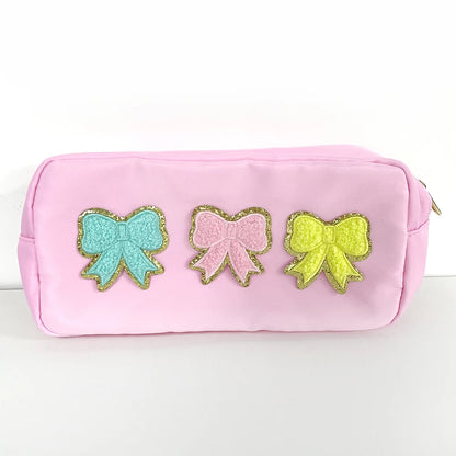 Chenille Bow  Patches