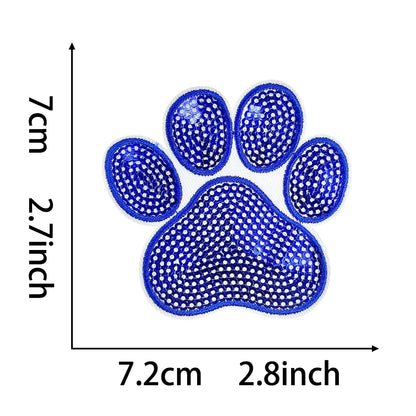 Paw Print Patch Sequin  Shape Patches