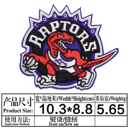 Basketball Team Patch Heat Press Sports Basketball Club logo Iron on Patches for Basketball