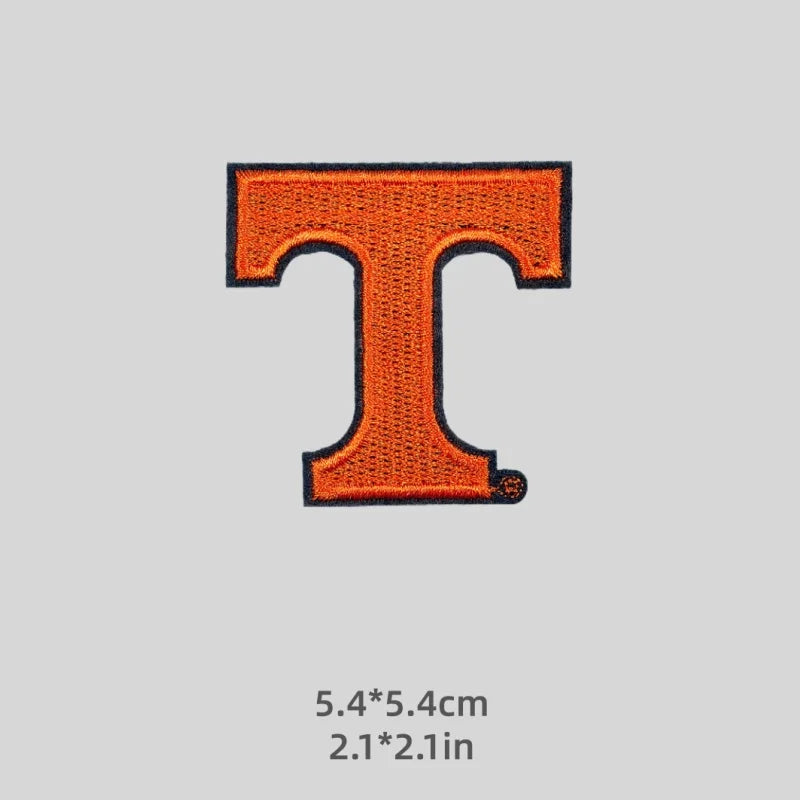 10 pcs NCAA Patches University and College Iron on Embroidery Patches for Cap