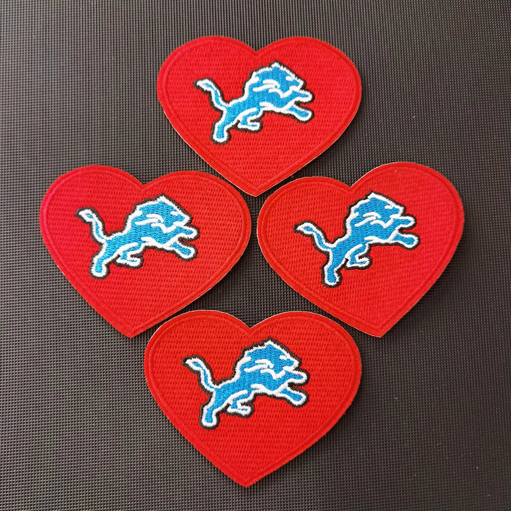 Lions Logo Patch Iron on NFL Football Team