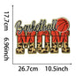 Sports Mom Chenille Patch - Volleyball, Soccer, Softball, Basketball, Baseball, Football