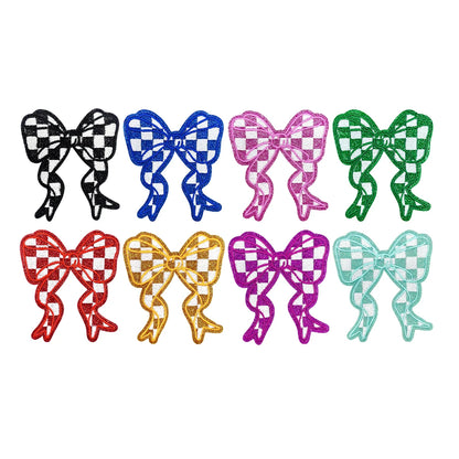9.5CM Colorful Bow Iron-on patch
