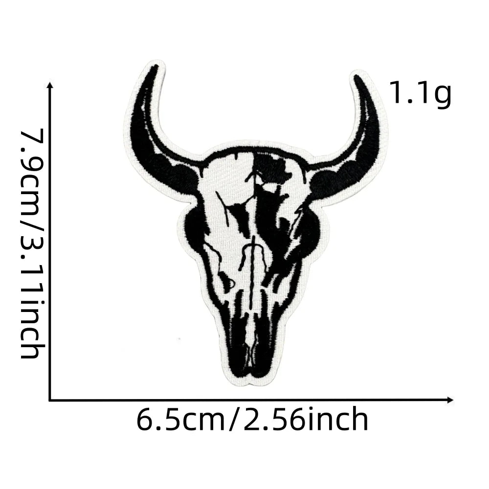 Western Style Iron-On Dolly Logo Design Badges Fabric Tucker Hat Clothing