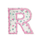 Floral Letter 5cm Patch Sets Easy-to-Use Iron-on Style