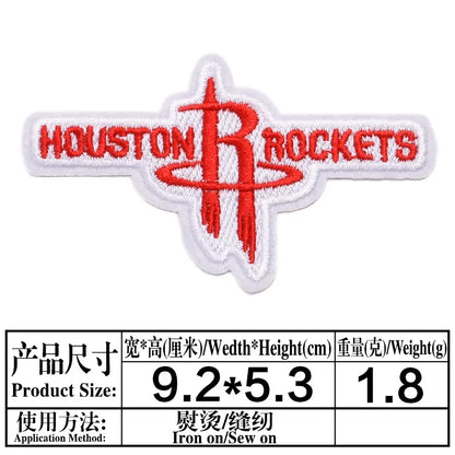 Basketball Team Patch Heat Press Sports Basketball Club logo Iron on Patches for Basketball
