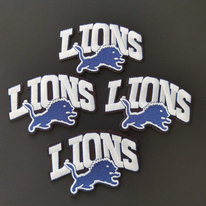 Lions Logo Patch Iron on NFL Football Team
