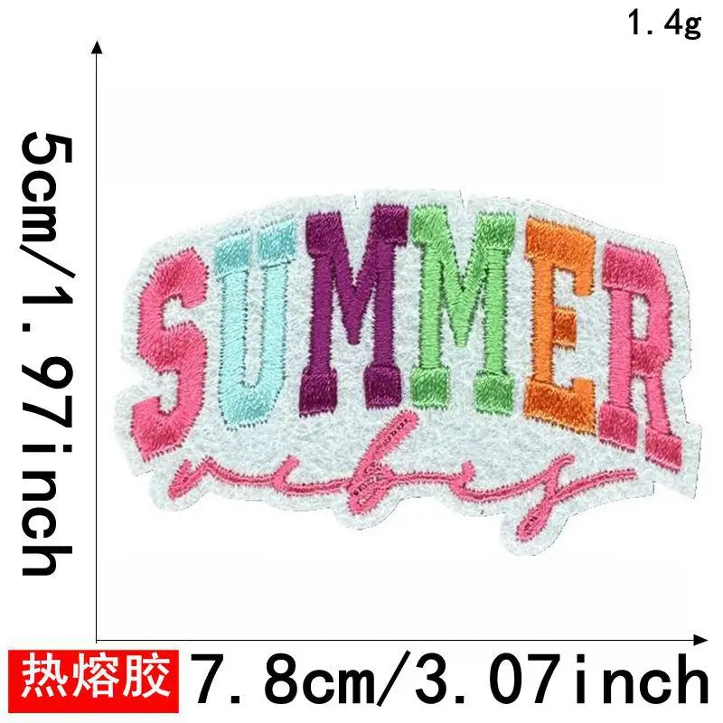 Wholesale Hat Personalization Small Embroidered Patches Game Day MAMA Trucker Hat Patches Iron on for Mama Women Backpacks