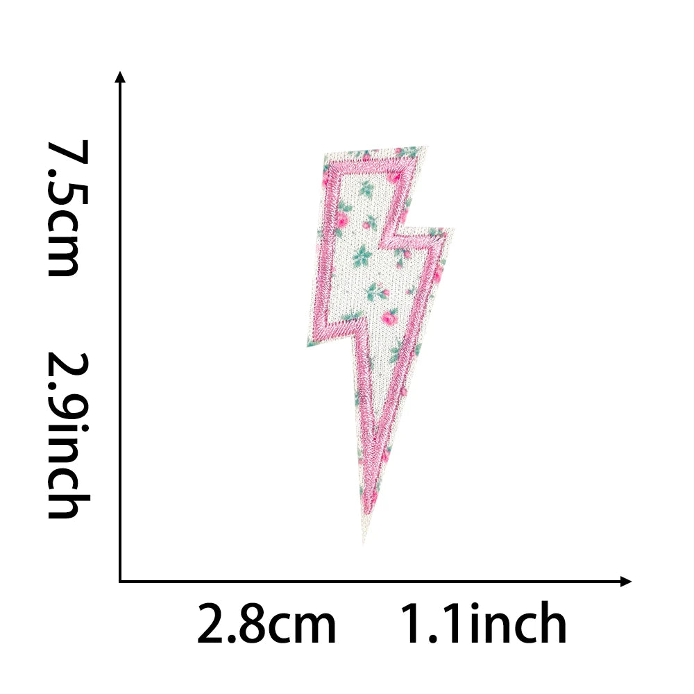 Letter Patches Cute Lace for Hats Shoes Jeans