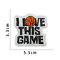 Wholesale Sport Basketball Iron-On Embroidery Patches