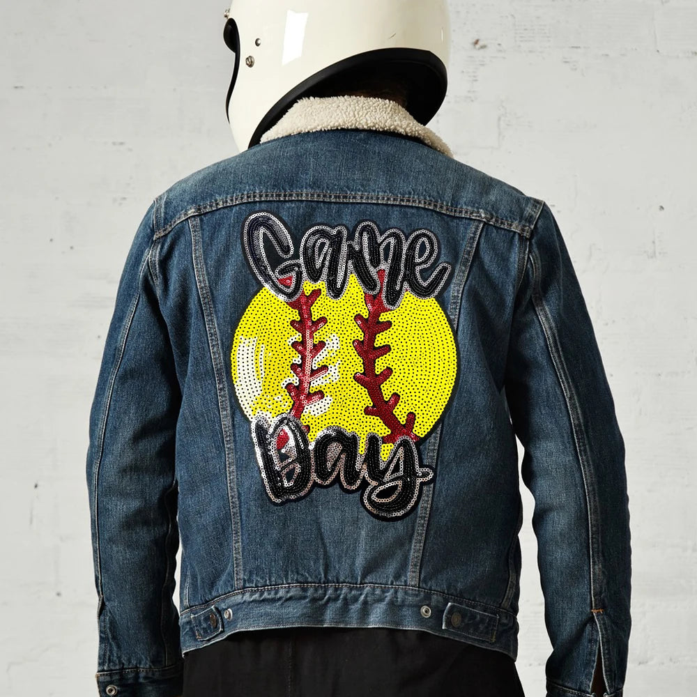 Game Day Baseball big Patches