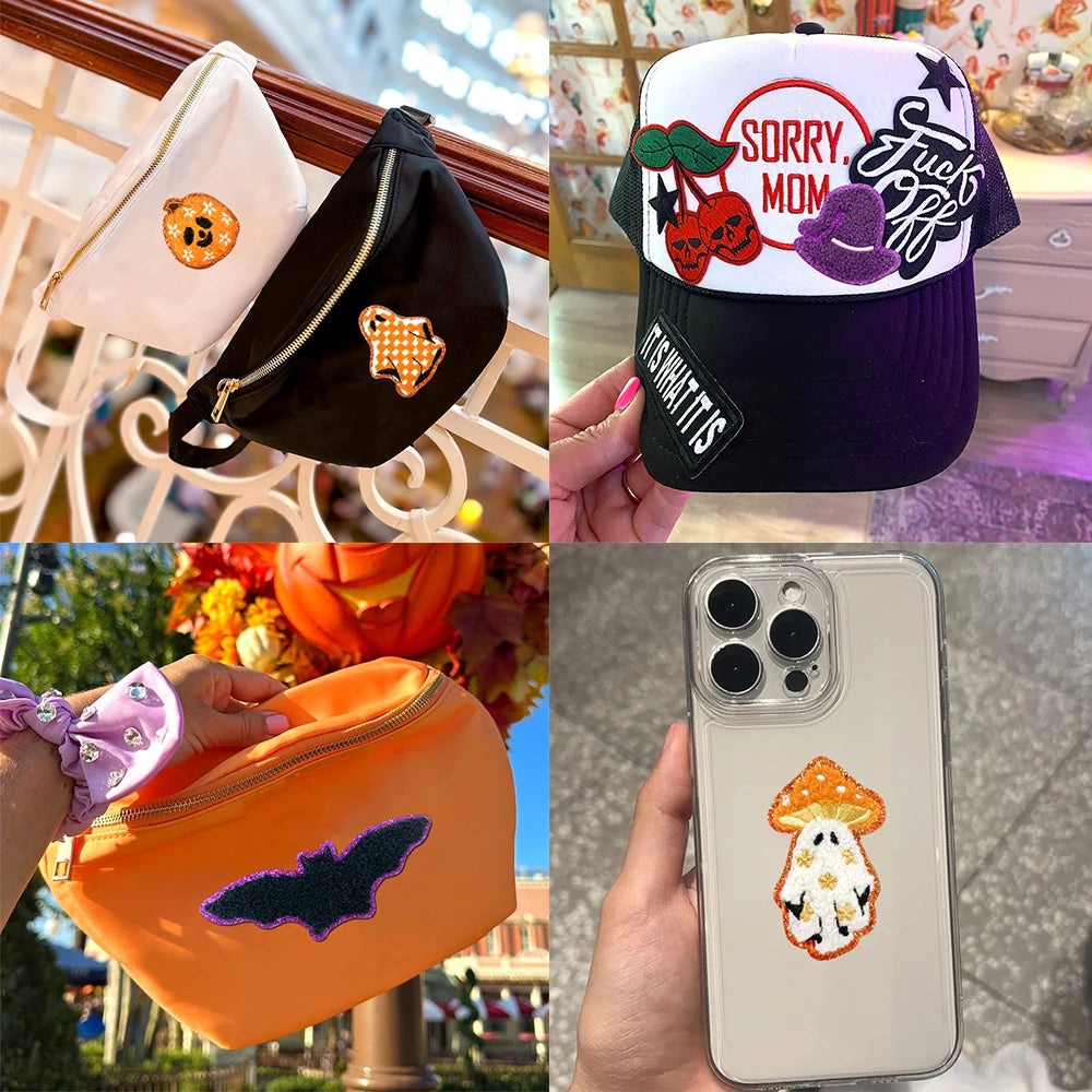 Halloween Embroidered Patches Set