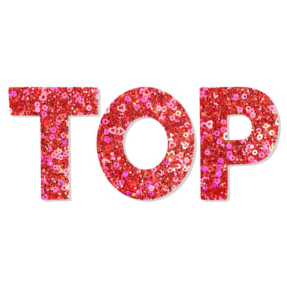 Bling DIY Iron-On Patches A-Z Alphabet