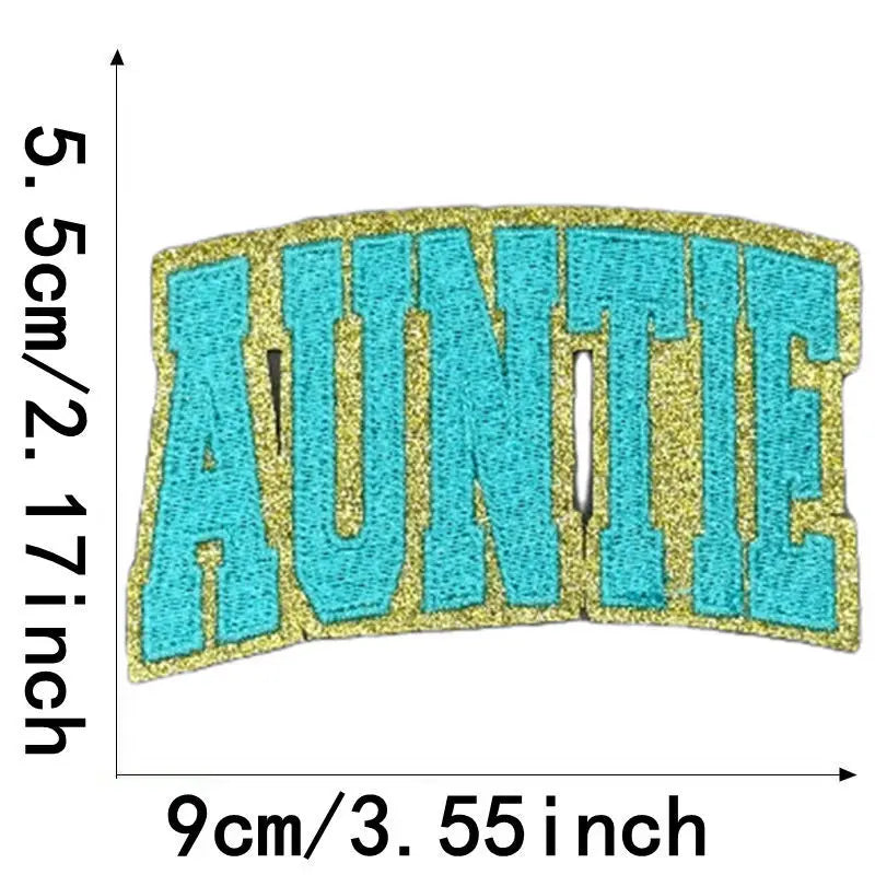 Colorful Cute Embroidered MOM Wifey Bow MAMA Patches Iron on for Clothes Jackets Makeup Bags Trucker Hats Mother's Day Gift DIY