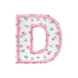Floral Letter 5cm Patch Sets Easy-to-Use Iron-on Style