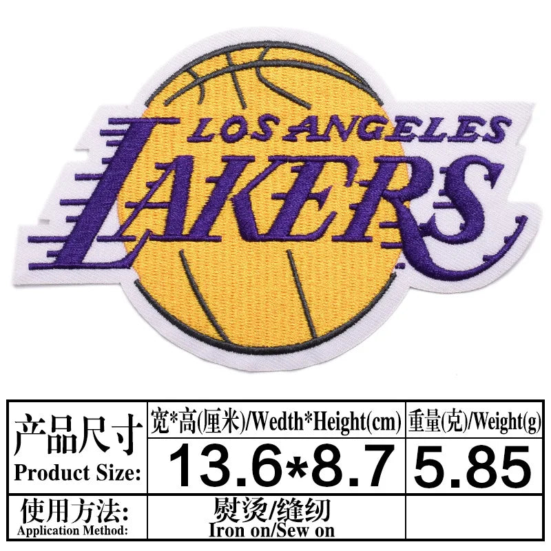 Basketball Team Patch Heat Press Sports Basketball Club logo Iron on Patches for Basketball