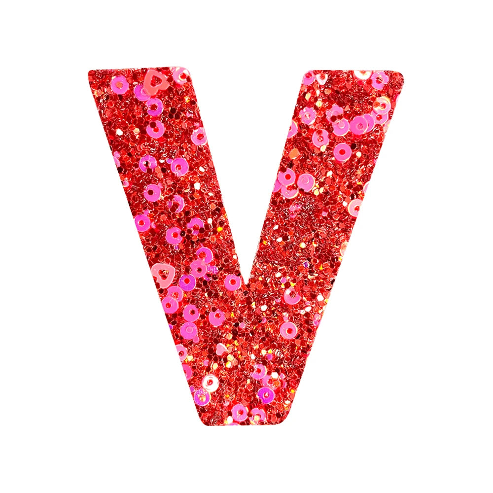 Bling DIY Iron-On Patches A-Z Alphabet