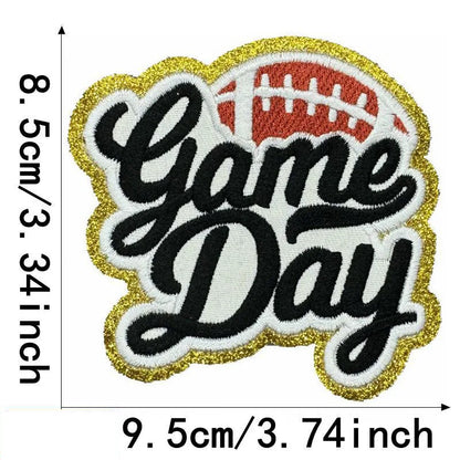 Trendy Game Day Sports Hat-Iron-On patch - Clpatch
