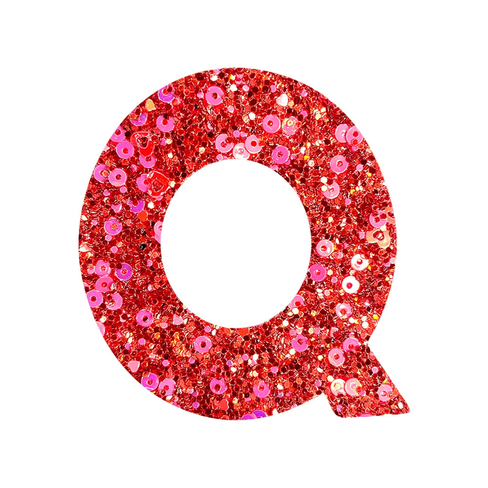 Bling DIY Iron-On Patches A-Z Alphabet