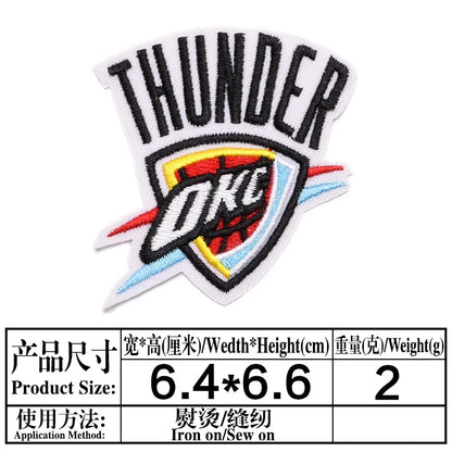 Basketball Team Patch Heat Press Sports Basketball Club logo Iron on Patches for Basketball