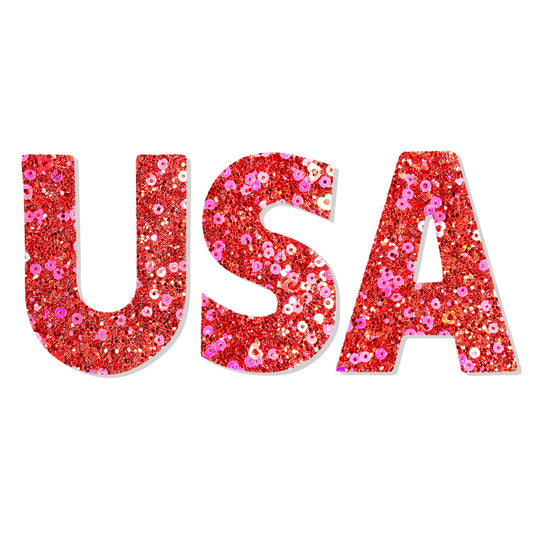 Bling DIY Iron-On Patches A-Z Alphabet