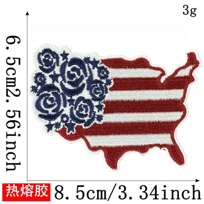 Wholesale Hat Personalization Small Embroidered Patches Game Day MAMA Trucker Hat Patches Iron on for Mama Women Backpacks