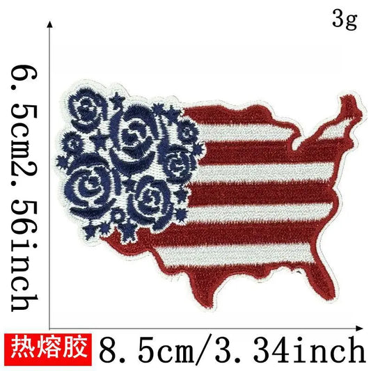 Wholesale Hat Personalization Small Embroidered Patches Game Day MAMA Trucker Hat Patches Iron on for Mama Women Backpacks