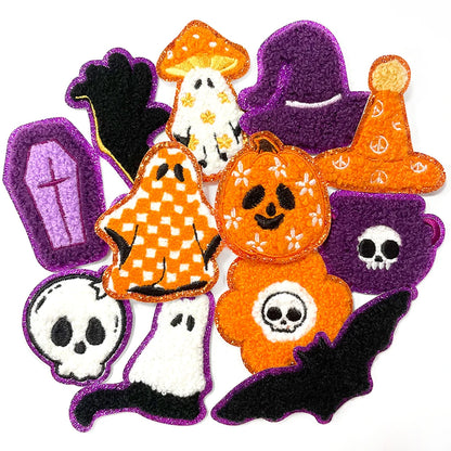Halloween Embroidered Patches Set