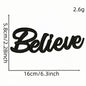 Iron on Patches Religious Jesus Pray God Love Believe Embroidery Patches for Uniform Trucker Hat Jackets Jeans Backpack DIY - Clpatch